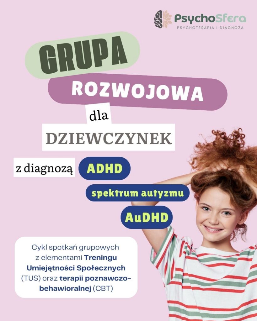 Grupa rozwojowa dla dziewczynek neuroatypowych